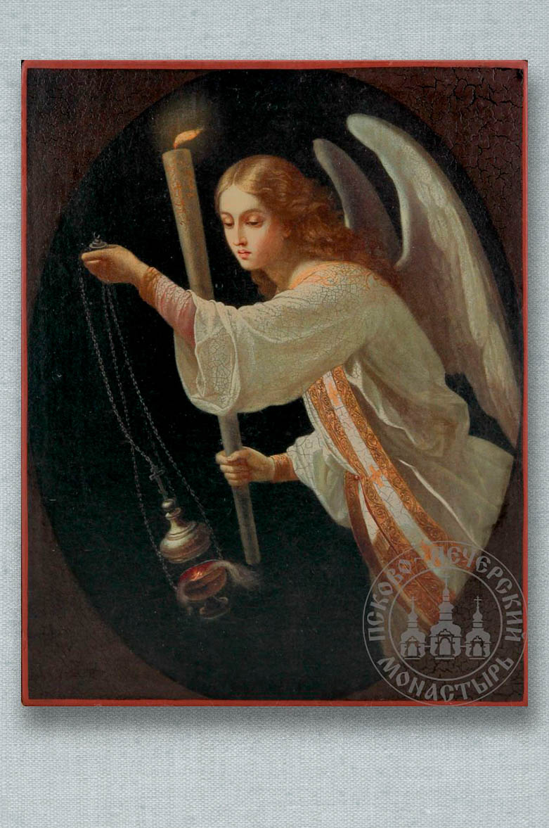 Икона «Ангел молитвы» 13х16 см. Автор: . Издательство "Вольный Странник"