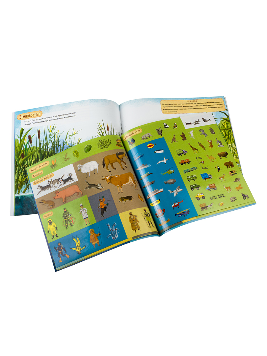 Дни творения. Книга с наклейками.. Автор: Татьяна Копяткевич . Издательство "Вольный Странник"