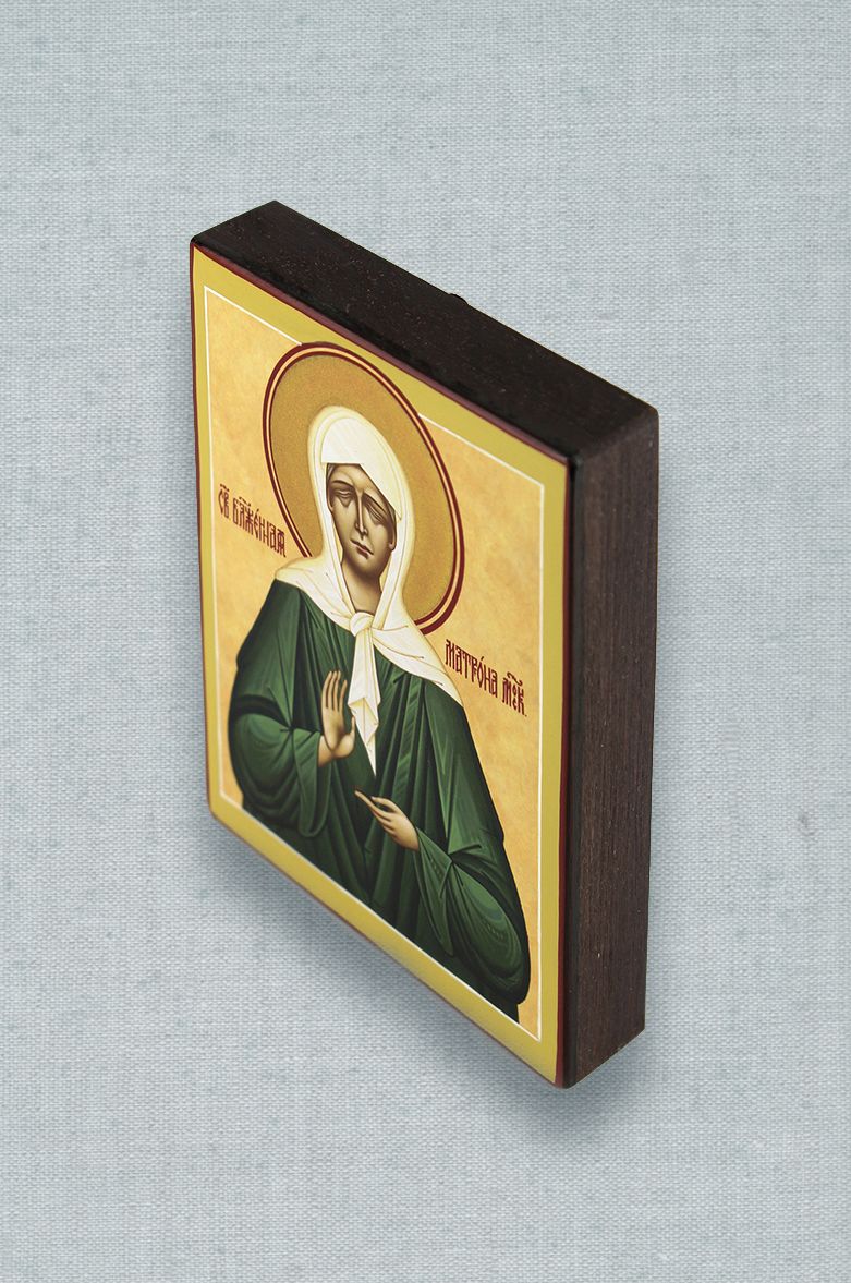 Икона святой блаженной Матроны Московской 11х14 см. Автор: . Издательство "Вольный Странник"