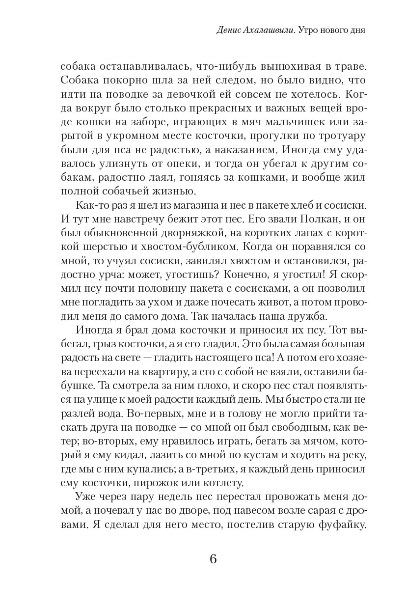 Утро нового дня. Автор: Денис Ахалашвили. Издательство "Вольный Странник"