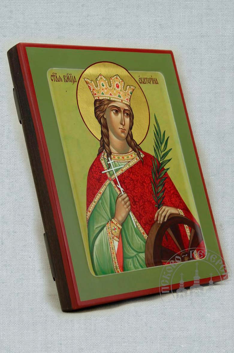 Икона святой великомученицы Екатерины 17х21 см. Автор: . Издательство "Вольный Странник"