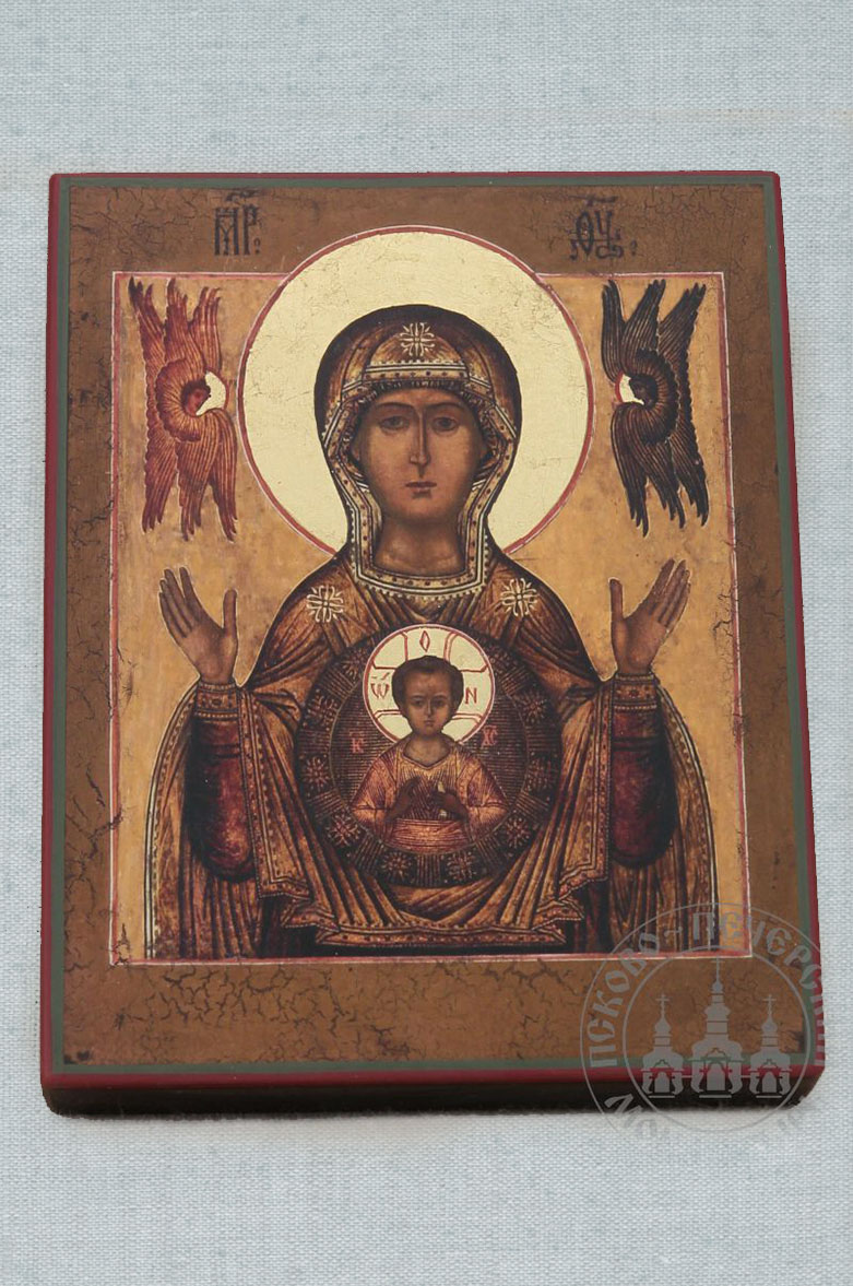 Икона Божией Матери «Знамение» 9х11,5 см. Автор: . Издательство "Вольный Странник"