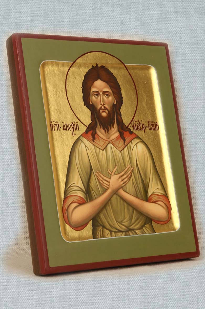 Икона святого Алексия, человека Божия 11х14 см. Автор: Псково-Печерский монастырь. Издательство "Вольный Странник"