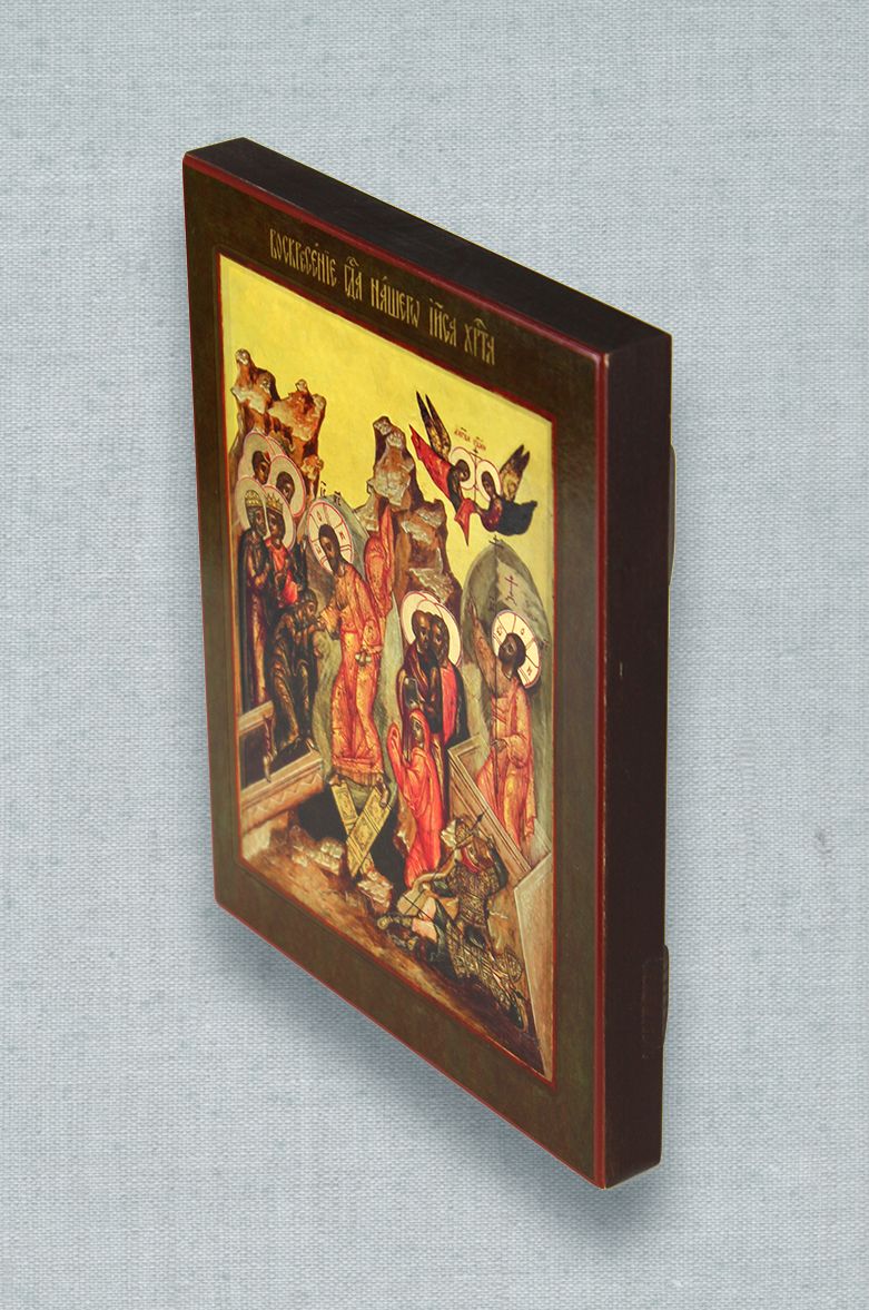 Икона «Воскресение Христово» из Никольского храма 22х28 см. Автор: . Издательство "Вольный Странник"